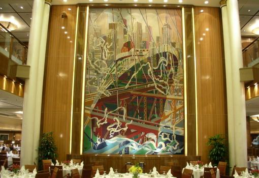 Gran Mural en el Restaurante Britannia